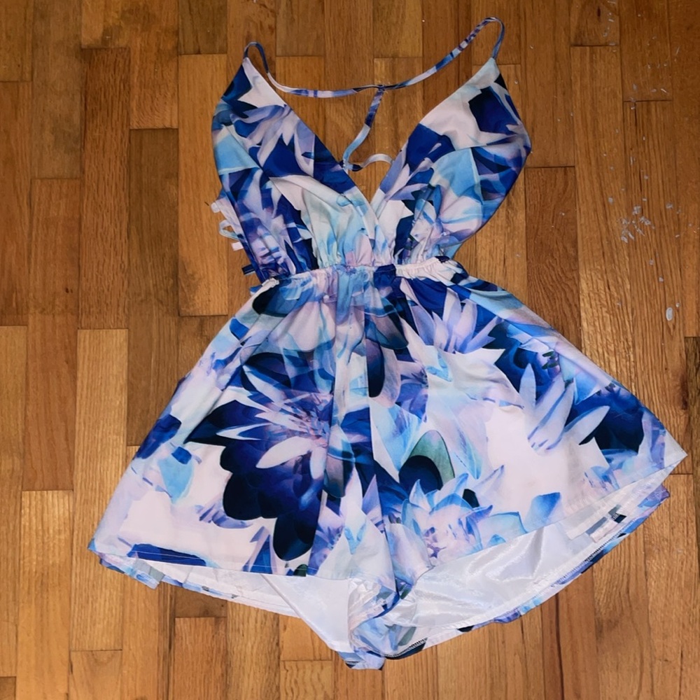 Open back romper